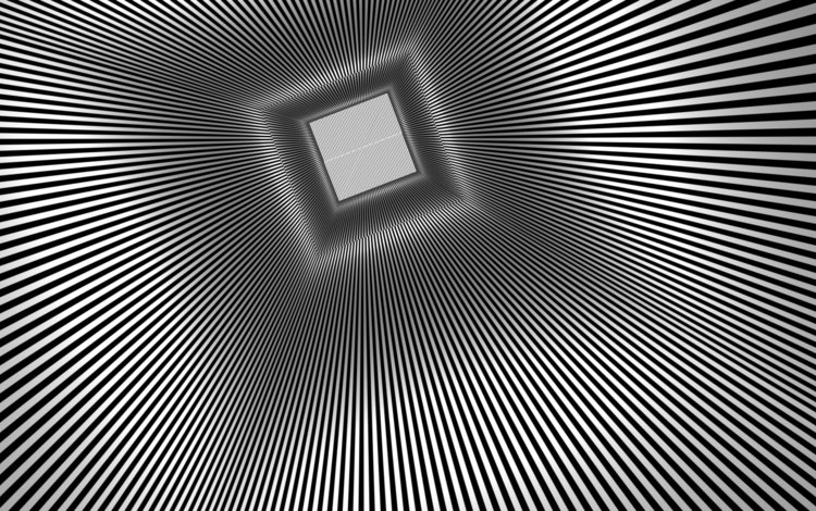 лучи, квадрат, иллюзия, галлюцинация, 3d обои, оптическая иллюзия, rays, square, illusion, hallucination, 3d wallpaper, optical illusion