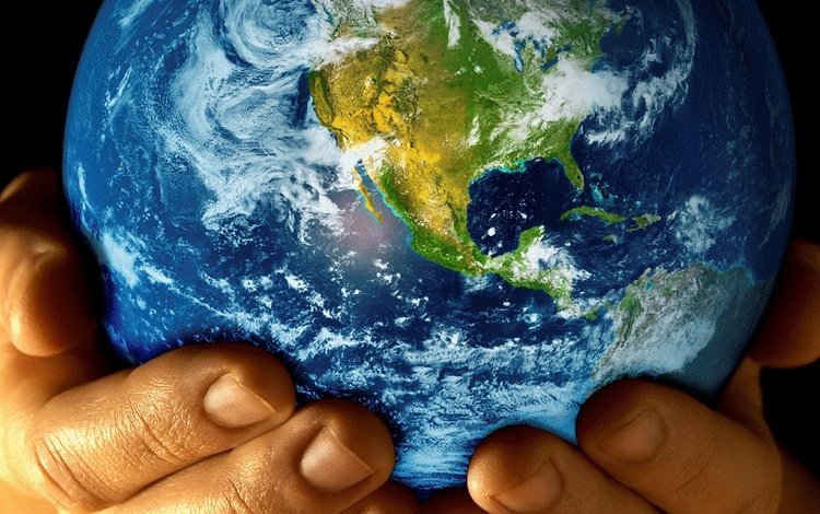 земля, планета, руки, earth, planet, hands