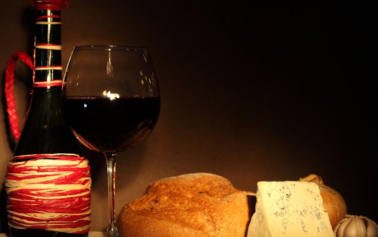бокал, лук, сыр, хлеб, вино, бутылка, красное, чеснок, glass, bow, cheese, bread, wine, bottle, red, garlic
