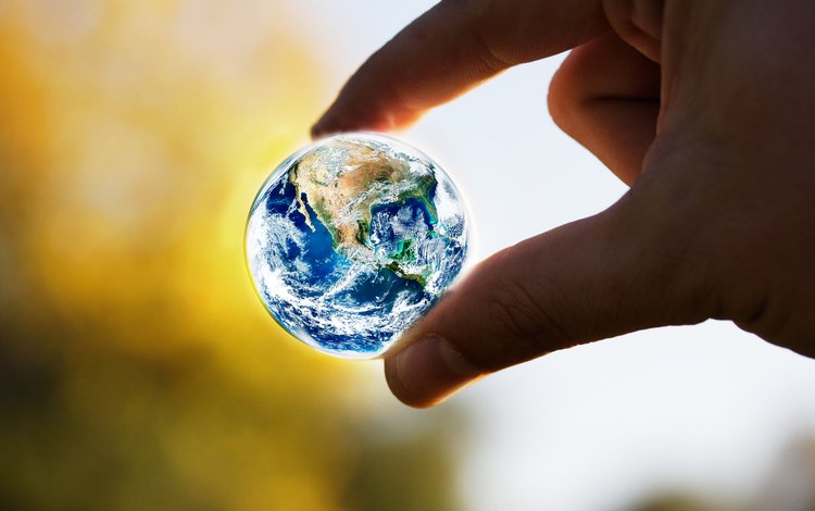 рука, земной шар, 3d земля, hand, the globe, 3d earth