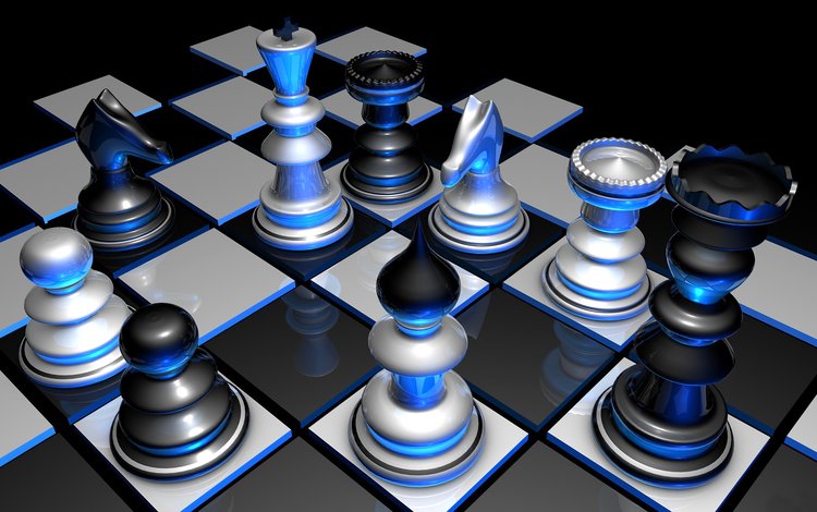 цвет, фигуры, игра, объем, 3d шахматы, color, figure, the game, the volume, 3d chess