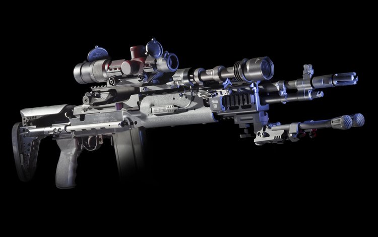 оружие, винтовка, оптика, m1a, полуавтоматическая, сошка, weapons, rifle, optics, semi-automatic, fry