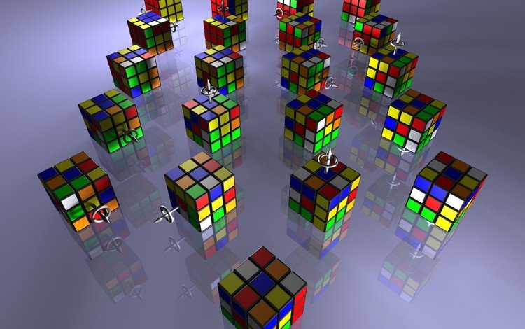 кубики рубика, rubik's cubes