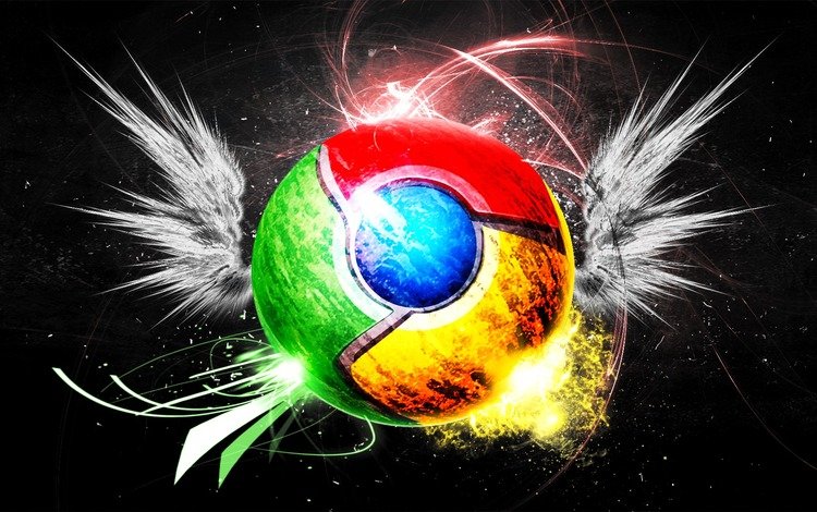 крылья, браузер, гугл хром, wings, browser, google chrome