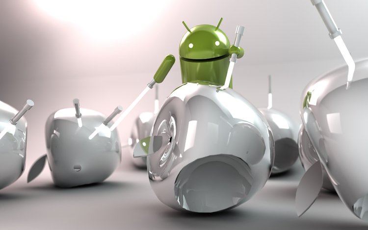 андроид, hi-tech, световые мечи, эппл, android, lightsabers, apple