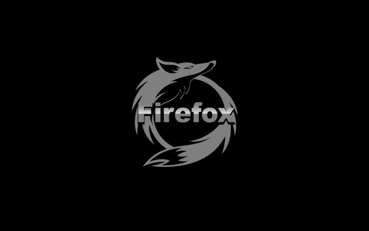 огонь, черный, лиса, серебро, браузер, mozilafirefox, fire, black, fox, silver, browser