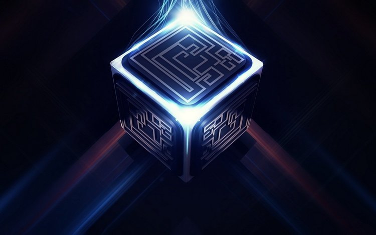 лабиринт на гранях куба, the labyrinth on the faces of the cube