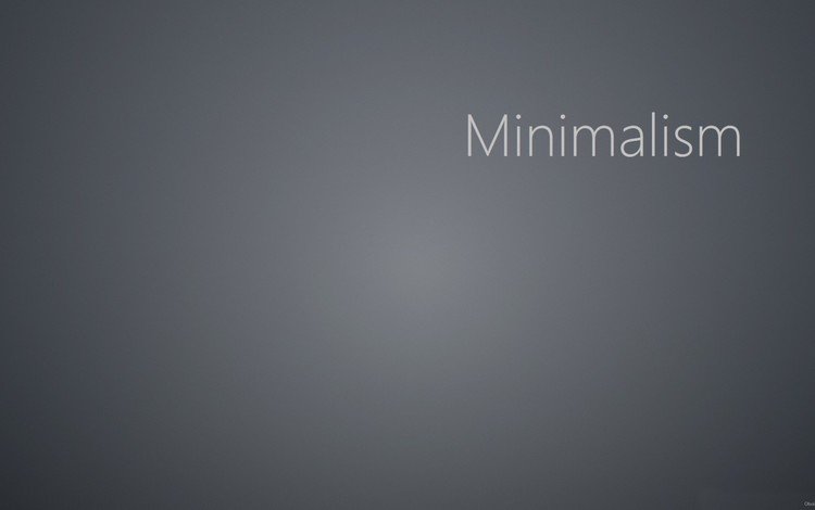 минимализм, minimalism