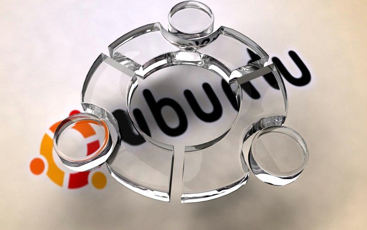 ubuntu в стекле лого, ubuntu glass logo