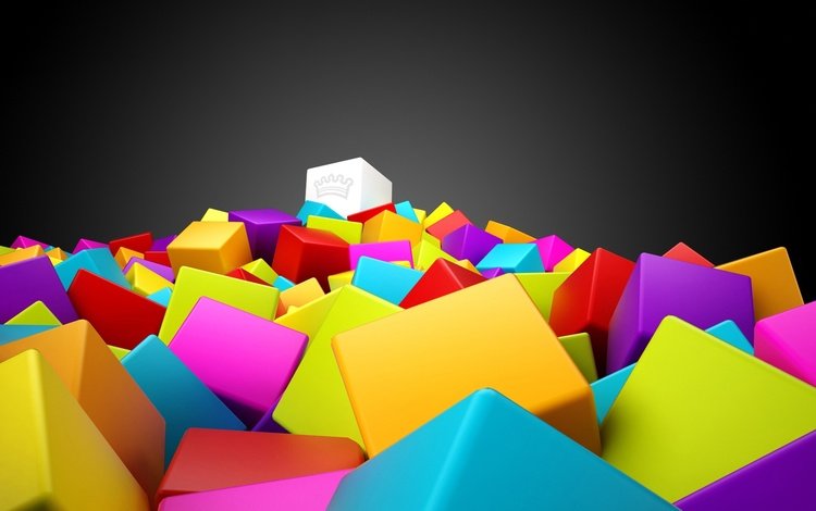 разноцветные, кубики, квадраты, 3d графика, 3d colorful squares, colorful, cubes, squares, 3d graphics