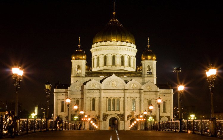 москва - храм христа спасителя, moscow - cathedral of christ the savior