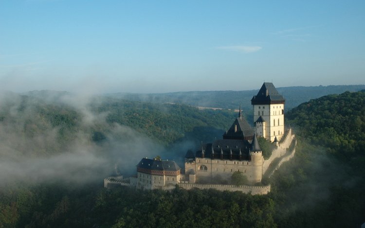 замок, чехия, карлштейн, castle, czech republic, karlštejn