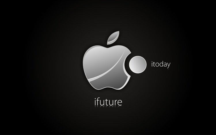 минимализм, будущее, темный фон, креативность, эппл, minimalism, future, the dark background, creativity, apple
