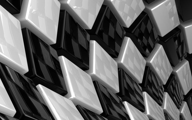 3d-graphics - the black and white (черные и б, 3d-graphics - the black and white (black and b