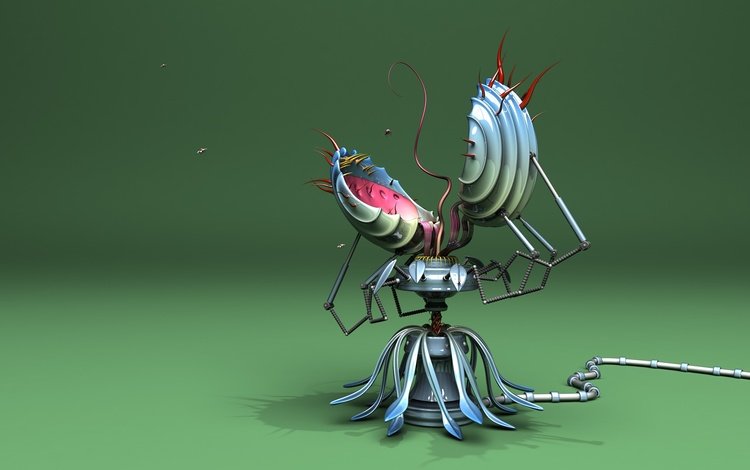 механическая венерина мухоловка, mechanical venus flytrap