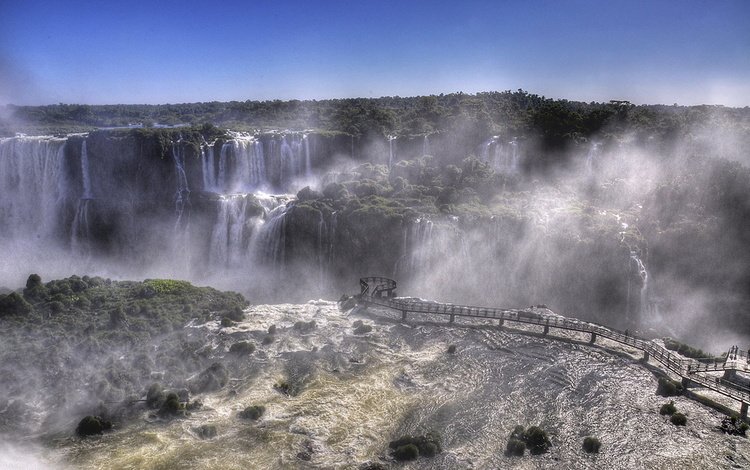 водопад, красота, водопад игуасу, waterfall, beauty, the iguaçu falls
