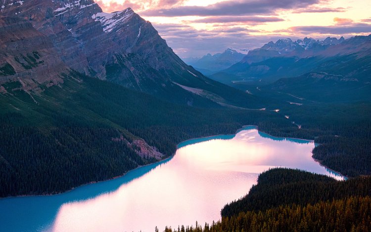 озеро, канада, национальный парк банф, lake, canada, banff national park