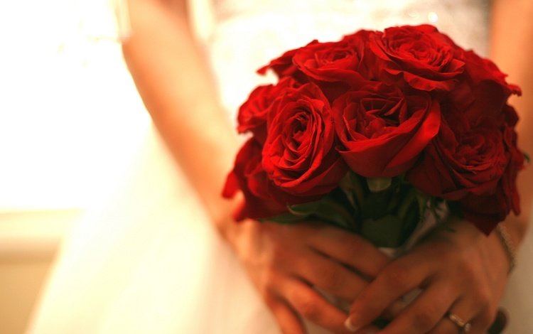 цветы, розы, красный, букет, свадьба, flowers, roses, red, bouquet, wedding