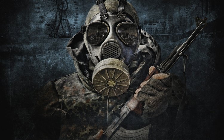 игра, противогаз, сталкер, the game, gas mask, stalker