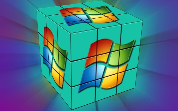 windows кубик-рубика, windows cube-cube
