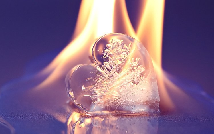 горящее ледяное сердце, burning heart of ice