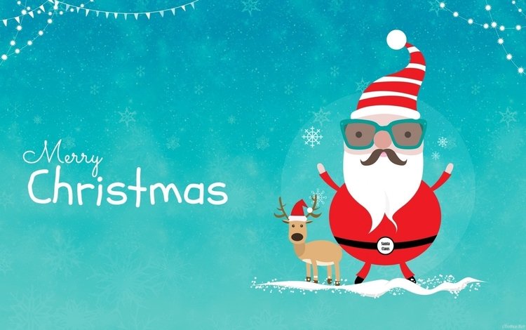 олень, зима, рождество, санта клаус, новогодние олени, deer, winter, christmas, santa claus, christmas reindeer