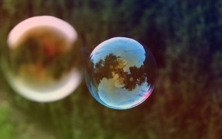 широкоформатные, мыльные пузыри, widescreen, bubbles