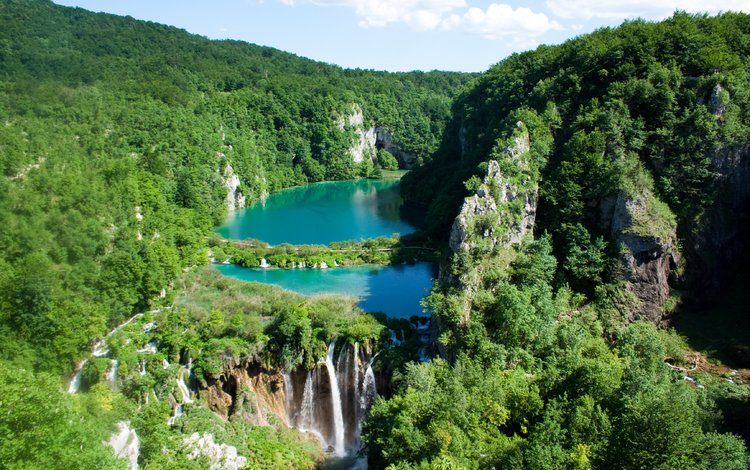 хорватия, водопады, плитвицкие озёра, национальный парк, croatia, waterfalls, plitvice lakes, national park