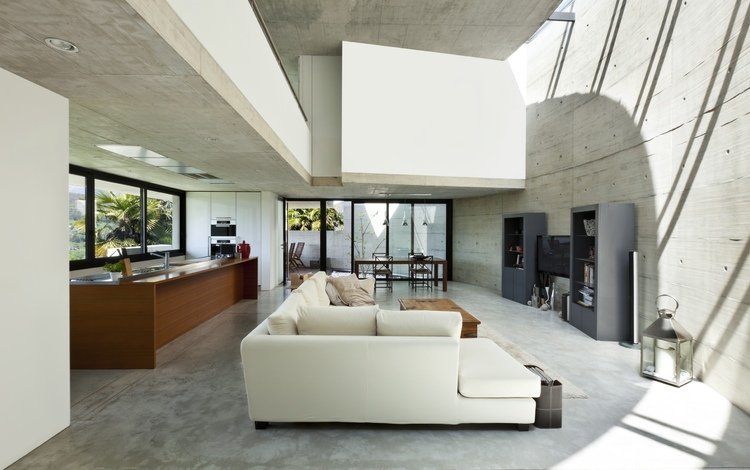 стиль, интерьер, дизайн, белый, серый, дом, диван, style, interior, design, white, grey, house, sofa