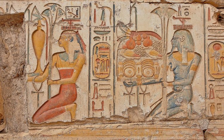 стиль, стена, древность, египет, фреска, style, wall, antiquity, egypt, mural
