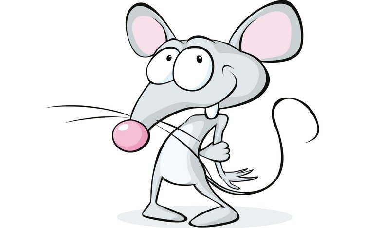 арт, фон, белый, мышка, мышонок, art, background, white, mouse