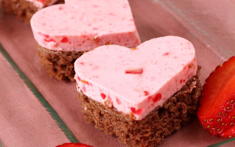 сердце, сладкое, день святого валентина, пирожное, heart, sweet, valentine's day, cake