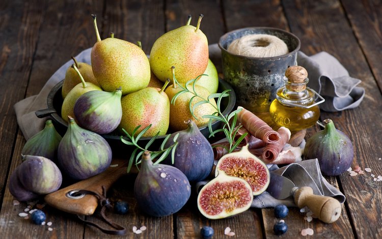 фрукты, черника, натюрморт, груши, инжир, anna verdina, fruit, blueberries, still life, pear, figs