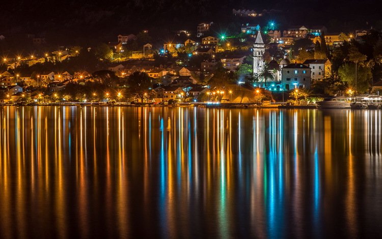 отражение, черногория, котор, reflection, montenegro, to