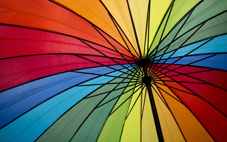 разноцветный, зонт, красочный, colorful, umbrella