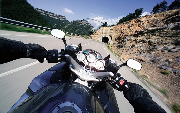 гора, скорость, байк, мото, руль, тоннель., mountain, speed, bike, moto, the wheel, tunnel.