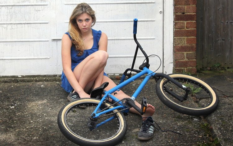 девушка, велосипед, girl, bike
