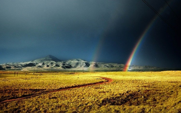 пейзаж, радуга, шторм, армения, landscape, rainbow, storm, armenia