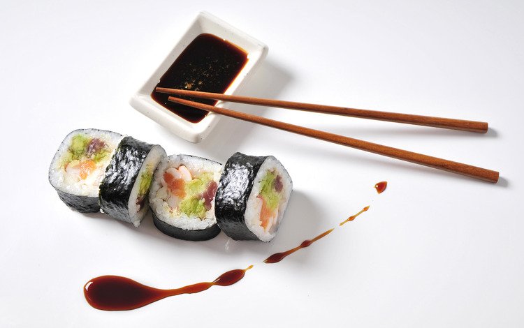 суши, роллы, морепродукты, sushi, rolls, seafood