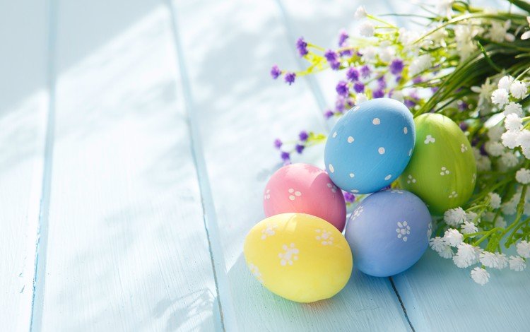 цветы, весна, пасха, яйца, праздник, flowers, spring, easter, eggs, holiday