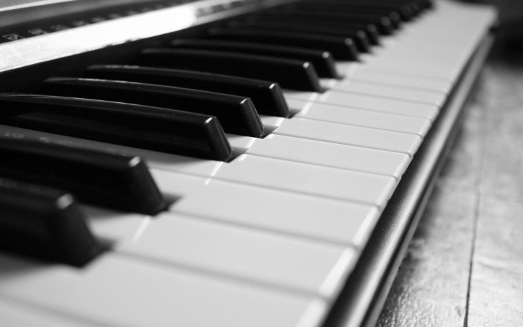 музыка, белые, пианино, клавиши, чёрные, фортепиано, music, white, piano, keys, black