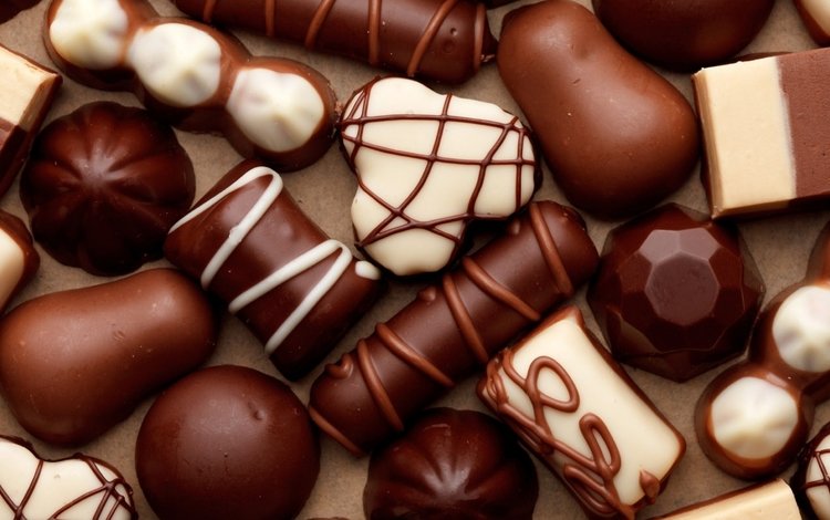 конфеты, белый, шоколад, сладкое, темный, молочный, candy, white, chocolate, sweet, dark, milk