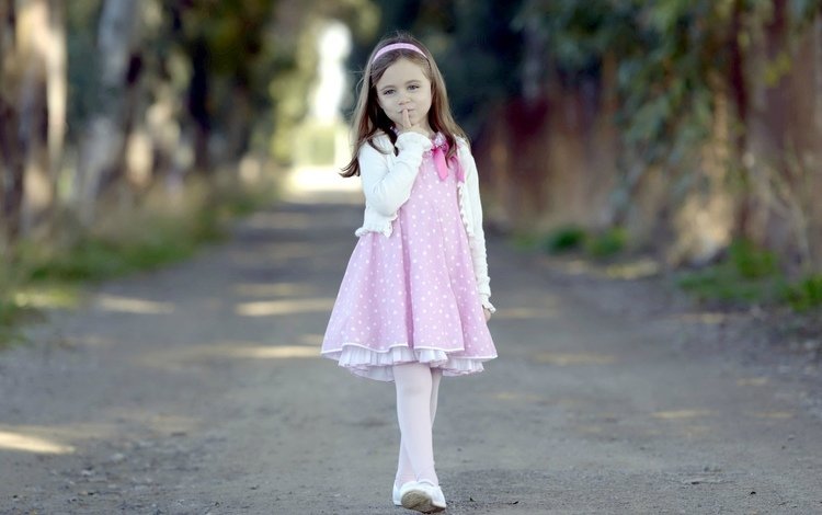 платье, дети, девочка, настроения, бантик, розовое, dress, children, girl, mood, bow, pink