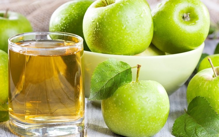 фрукты, яблоки, зеленые, стакан, сок, зеленые яблочки, яблочный сок, fruit, apples, green, glass, juice, green apples, apple juice