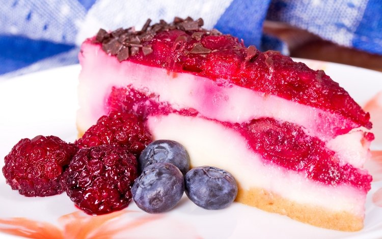 малина, ягоды, черника, десерт, бисквит, biskvit, raspberry, berries, blueberries, dessert, biscuit