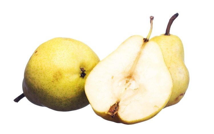 фрукты, белый фон, груши, fruit, white background, pear
