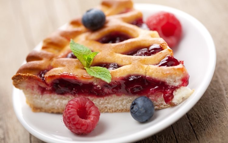 малина, ягоды, черника, выпечка, пирог, начинка, raspberry, berries, blueberries, cakes, pie, filling