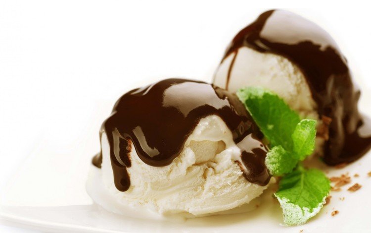 мята, мороженое, белый фон, шоколад, сладкое, десерт, mint, ice cream, white background, chocolate, sweet, dessert