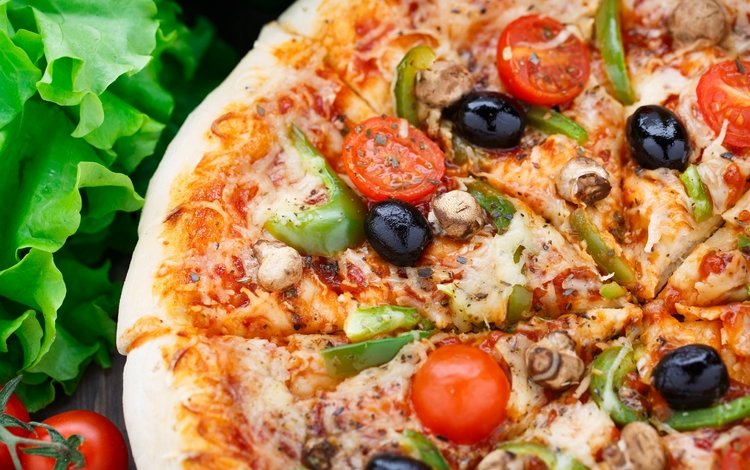 зелень, еда, пицца, начинка, грин, stuffing, greens, food, pizza, filling, green