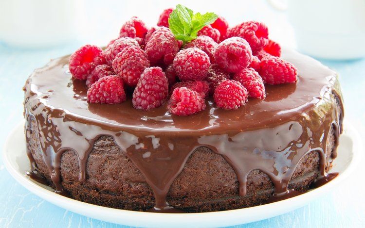 малина, ягоды, шоколад, выпечка, торт, десерт, глазурь, кулич, raspberry, berries, chocolate, cakes, cake, dessert, glaze